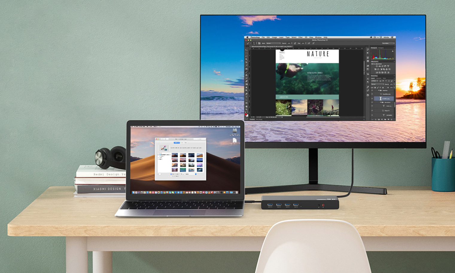 How to choose multiple displays, and how to use closedclamshell mode